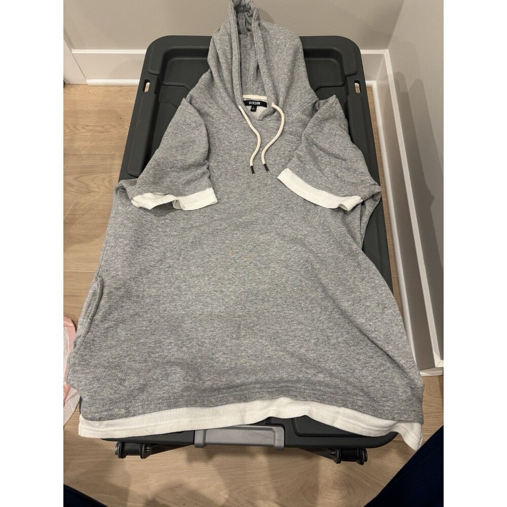 Jackson Short-Sleeve Hoodie L Gray
